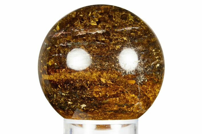 Golden Amphibolite Sphere - Western Australia #309146